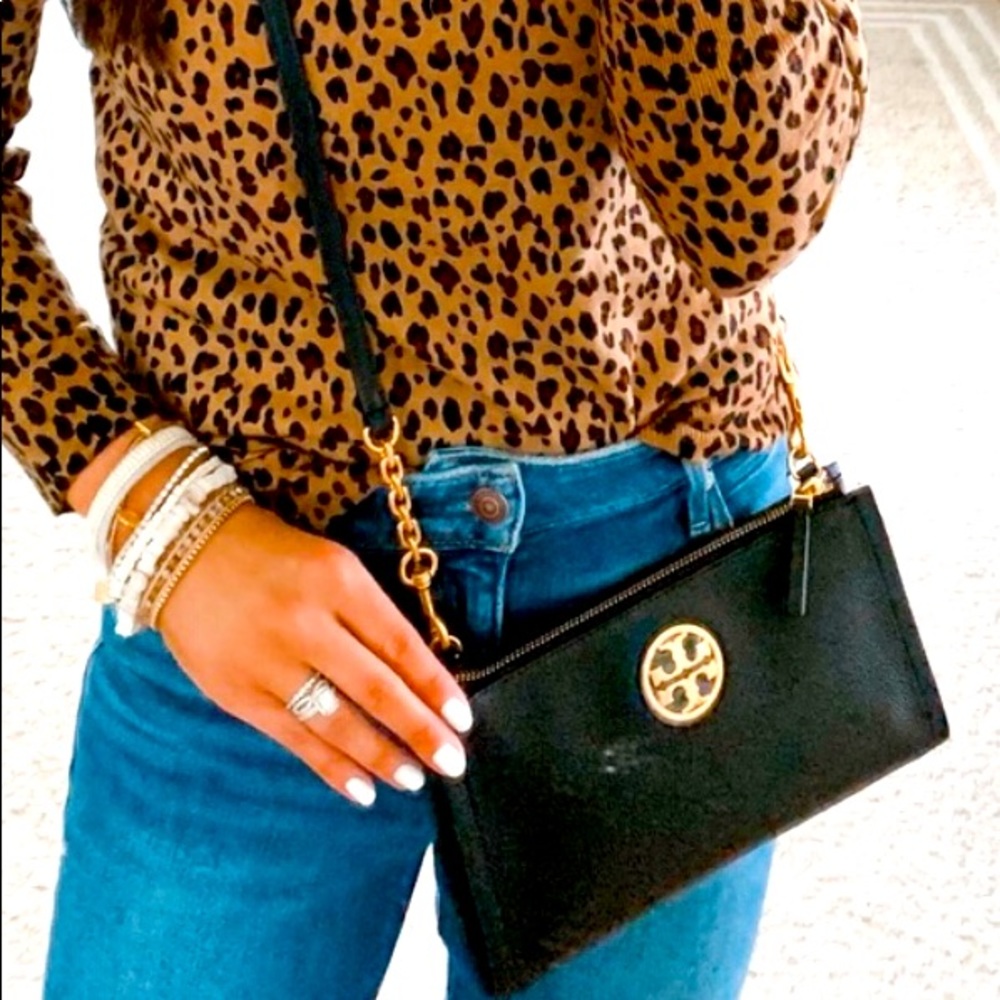 Tory Burch Carson Zip Top Crossbody Bag NWOT